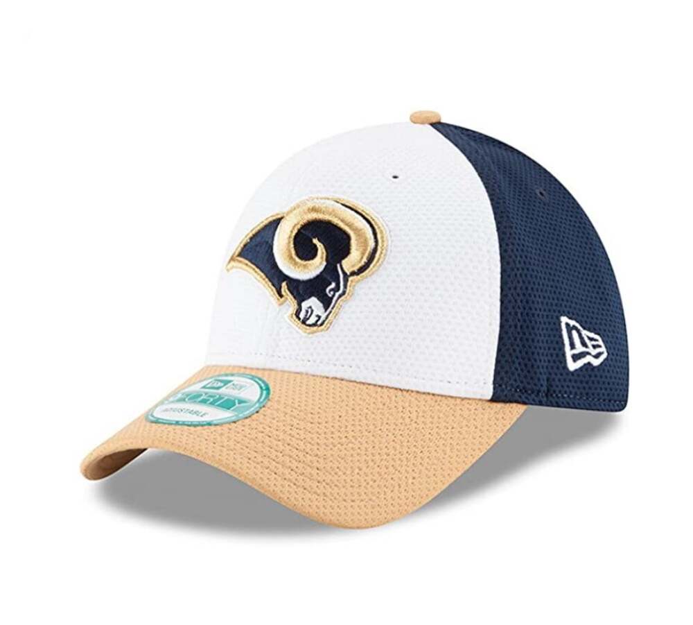 New Era Los Angeles Rams Perf Block 9FORTY Adjustable Hat/Cap